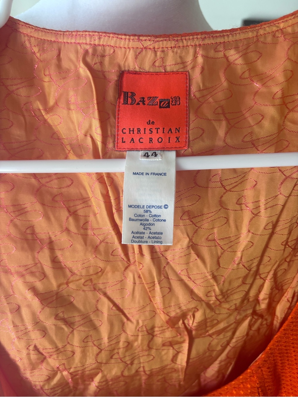 Rare vintage Bazar de Christian Lacroix two-piece set - Picture 4 of 4